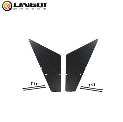 LINGQI RACING BATTERY COMPARTMENT COVER REAL CARBON FIBER FOR TUTTIO SOLEIL01 AND KUGOO