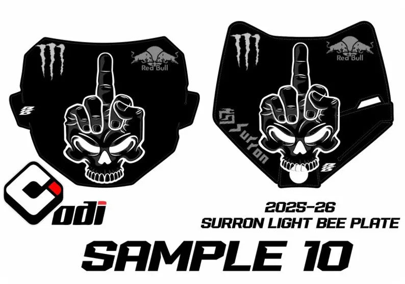 ODI PLATE DECALS